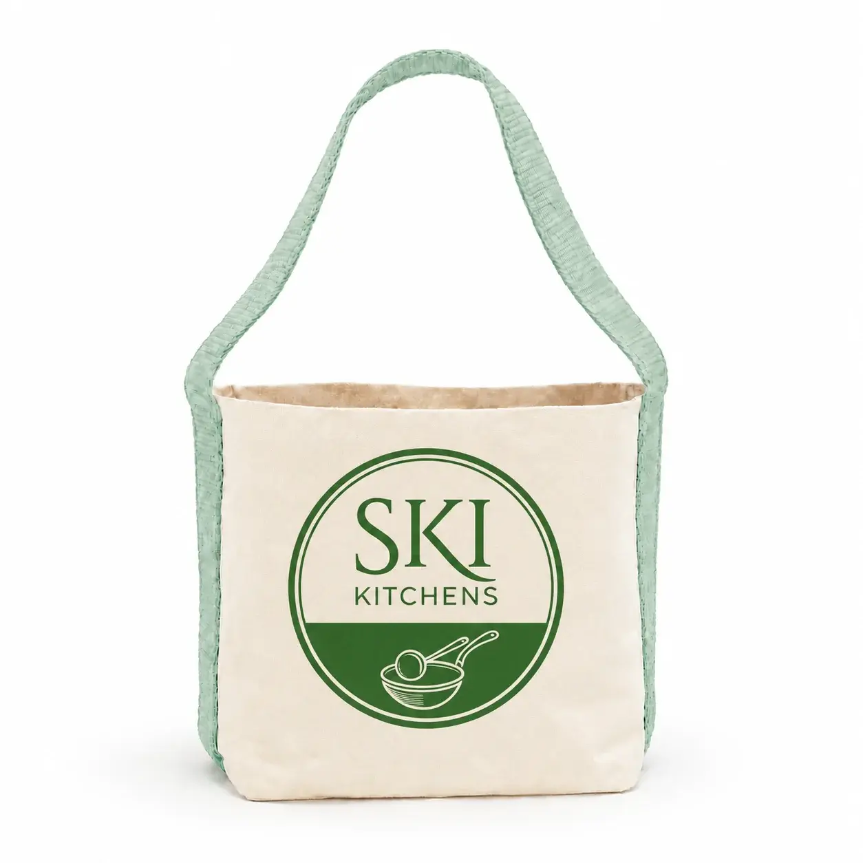 Light Green Basket Bag | 400 GSM